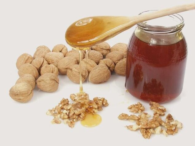 Ξηροί καρποί και μέλι για μεγέθυνση πέους